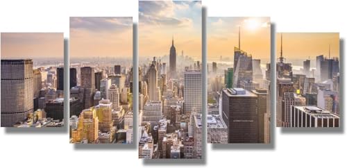 Impressions sur toile 100x50 cm avec cadre paysage architectural