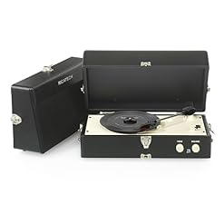 Ricatech RTT80 Tourne-disque Vintage noir - Les Beatles, Paul McCartney, John Lennon, RIngo Starr, George Harrison Ricatech RTT80 Tourne-disque Vintage noir – Image 3
