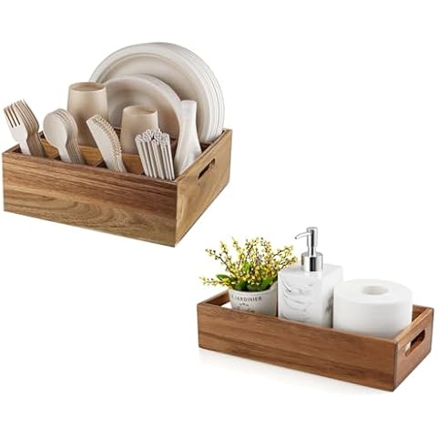ALELION Utensil Caddy and Bathroom Storage Basket Cover