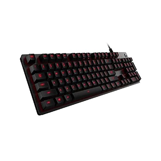 Logitech G413 Teclado Gaming Mecánico, Teclas Retroiluminadas, Teclas Romer-G Táctil, Aleación de Aluminio 5052, Personalizable, Conexión de Paso de USB, Disposición QWERTY Español, Carbón