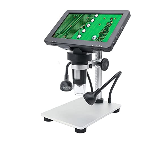 Mikroskop cyfrowy z wyświetlaczem 1200X 12MP 7-calowy wyświetlacz HD wideo Podświetlenie LED Pilot zdalnego sterowania