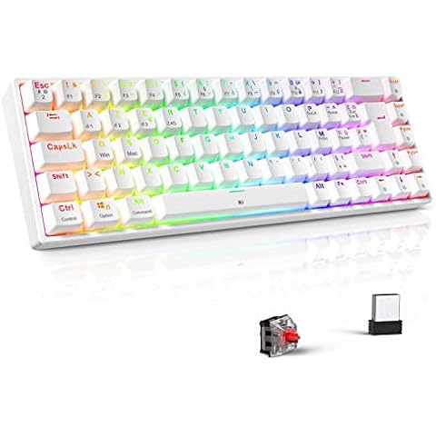 Teclado Gaming Inalámbrico Mecánico Francés TecURS RGB Cover