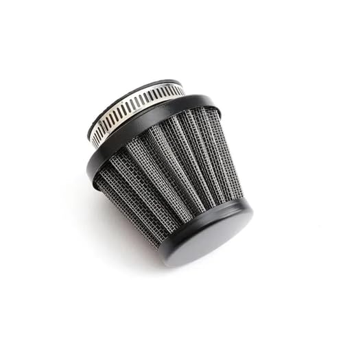 Filtre à air moto 38mm noir universel pour pit bike et scooter 50cc à 140cc