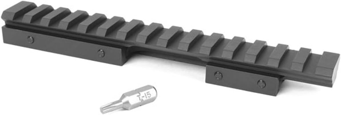 EGW HD CZ 457 Picatinny Rail Scope Mount – 0 MOA, CNC Machined 7075‑T6 Aluminum, Matte Black, Made in USA, Includes Mounting Hardware. Clamp On Base for 11MM Dovetail