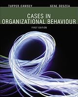 Cases in Organizational Behavior 0070887837 Book Cover