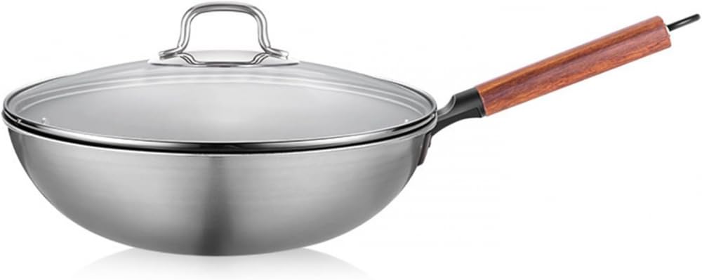 ASerZenith Pure Titanium Nonstick Skillet Frying Pan Uncoated Household Steak Omelet Household Induction Cooking