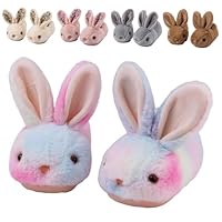 Fadezar Toddler Rabbit Winter Slippers - Soft Plush Indoor Bunny Slippers for Girls & Boys