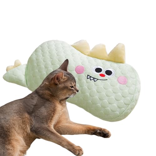 Kissen für Hunde, beruhigendes Haustierkissen, Mini-Hundekopf, weich und waschbar, Kissen für Kühle, ergonomische Unterstützung für Katzen mit Hunden