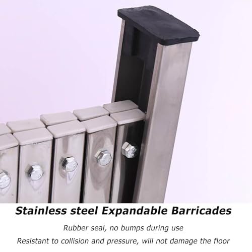 Barrera de tráfico expandible y puerta de seguridad retráctil flexible para obras de construcción, ascensores, soluciones de seguridad vial y control de acceso