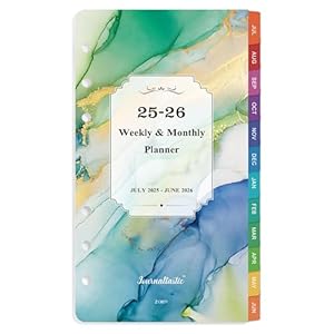 Journaltastic 2025 A6 Planer-Nachfüllpackung JOA6LLJSHYFX