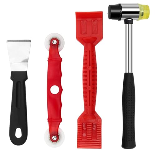 Kit d'outils de vitrage de fenêtre, 4 outils de vitrage haute performance, rouleau de fenêtre...