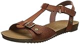 Klettverschluss MUSTANG Damen 1307-809 Sandale, cognac, 39 EU