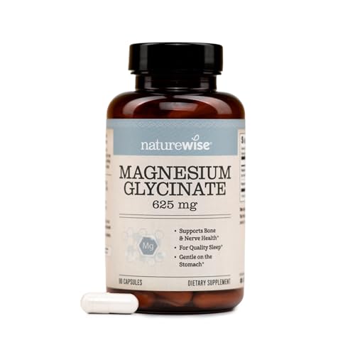 NatureWise Magnesium Glycinate 625 mg (400 mg elemental) — 90 capsules