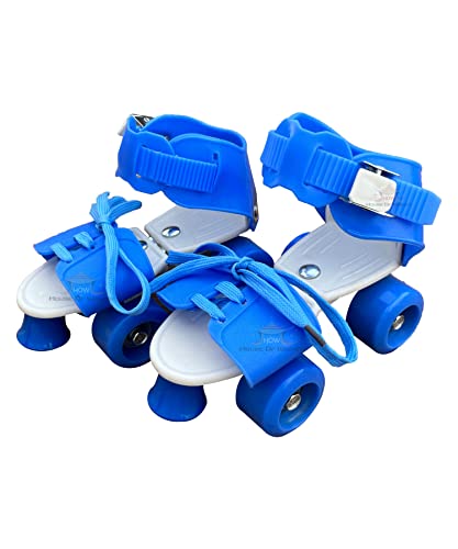 How (House of Wishes) Roller Skates for Kids Age Group 5-12 Years Adjustable Inline Skating Shoes (Blue) (B08JYL2BL4) Amazon Price History, Amazon Price Tracker