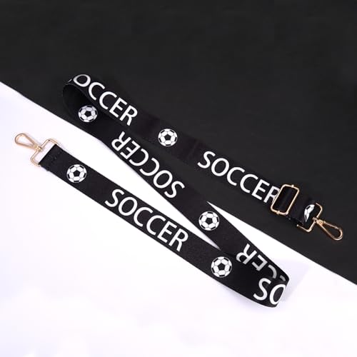Image of NVENF Game Day Purse Strap Replacement Baseball Basketball Soccer Golf Crossbody Shoulder Bag Straps for Stadium Clear Purse (Style D)