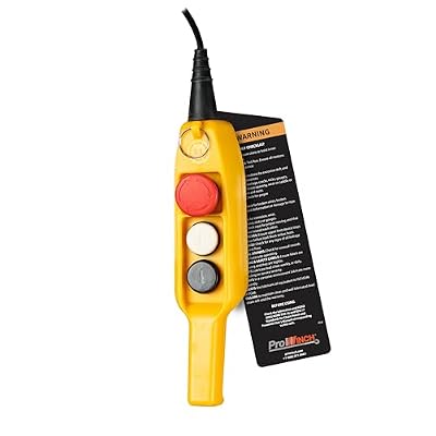Prowinch 1/2 Ton (1100 lb) 220V 1-Speed Electric Chain Hoist with 20 ft. G80 Grade Chain, H2 Duty Rating, Designed for Light to Medium Duty Lifting Applications with Reliable and Efficient Performance