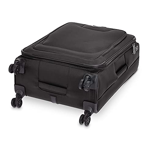AmazonBasics Expandable Softside Spinner Luggage Suitcase With TSA Lock And Wheels 25 Inch