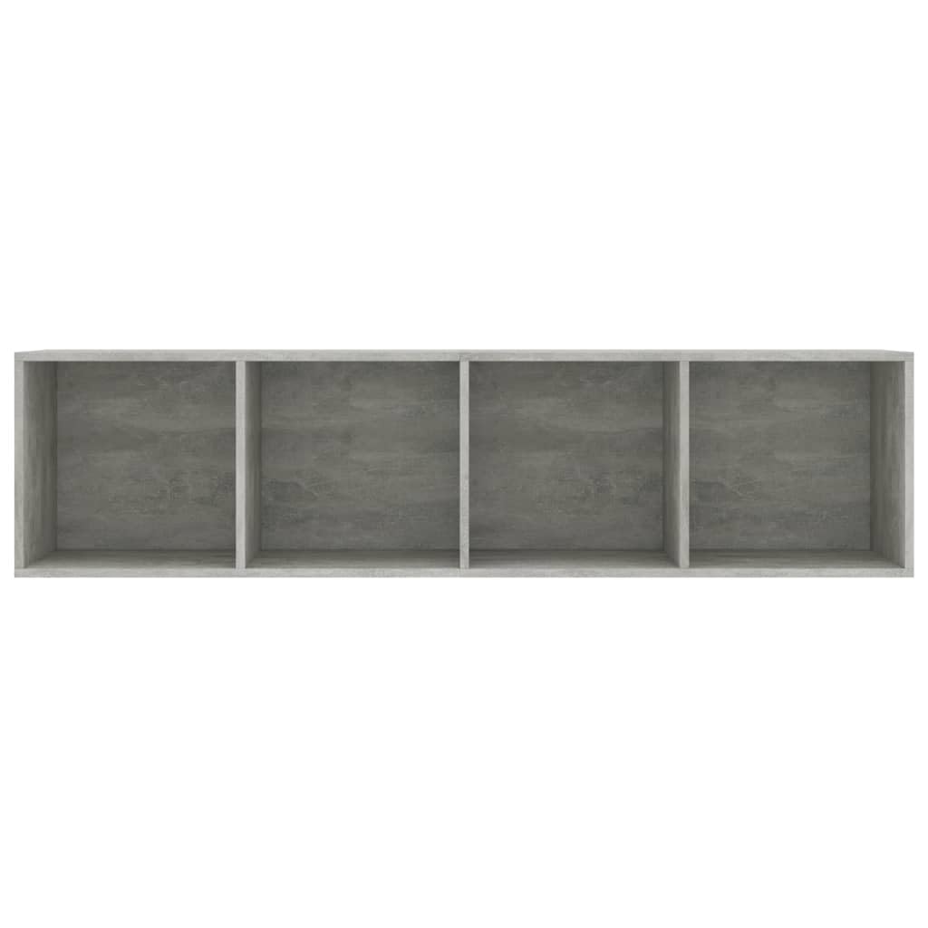 vidaXL Libreria/Mobile TV con Scomparti Aperti Elegante Mobiletto Basso Espositore Scaffali Arredo Casa Porta TV Grigio Cemento in Truciolato