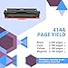 414A Toner Cartridges 4 Pack 414X MFP M479fdw Compatible Replacement for HP 414A 414X Work for HP Color Laserjet Pro M479fdn M454dn M454dw Printer