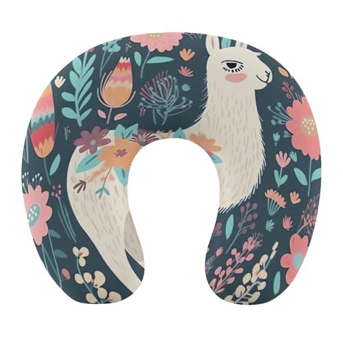 Almohada cuello U Espuma viscoelástica 30 cm x 25 cm miniatura 1