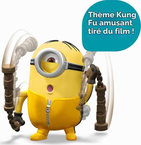 Minions figurine articulée Stuart et son nunchaku, jouet pour enfant, GMD96