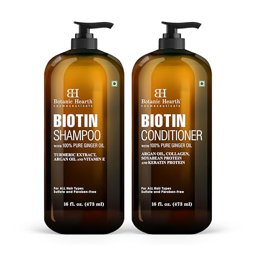 Botanic Hearth Biotin Shampoo & Conditioner Set, 16 fl oz