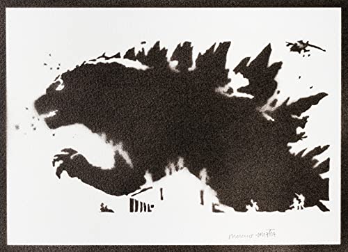 moreno-mata Echtes Handgemachtes Graffiti Godz... Horror Filme Aesthetic Poster & Kunstdrucke Bilder Plakat Handmade Deko Wandbilder Wohnzimmer Wanddeko Geschenke für Männer und Frauen