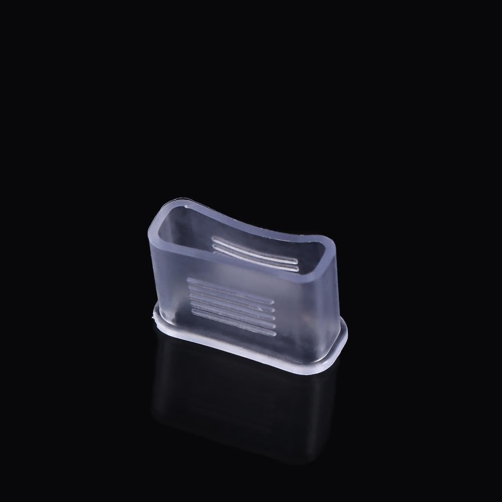 10 fundas para silbato de árbitro, agarre de boca de silbato de PVC transparente, cubierta protectora para silbato deportivo, cubierta de silbato para dedos