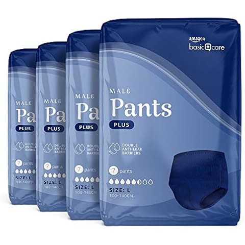 Amazon Basic Care Men's Pants, Plus Large Cover