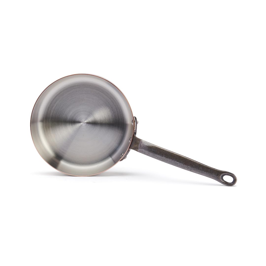 De Buyer, CAZO BAJO EXTRA FUERTE CON MANGO FUNDICION INOCUIVRE Ø 20 CM--6462.20