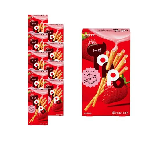 ロッテ トッポ(ザ・ストロベリー) 2袋入×10個