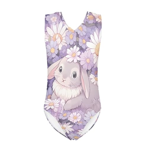 Image of Biyejit Girls Leotards Dance Sport Wear Gymnastics One-Piece Swimwear for Kids 3-14 Years