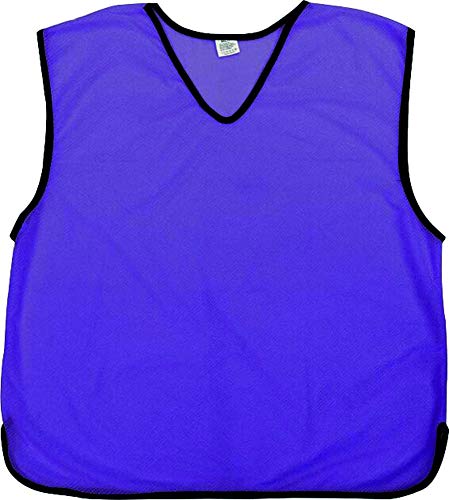 Prospo - Baberos de entrenamiento para fútbol, rugby, 10 unidades, 16 colores y 4 tamaños, color morado