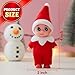 JOYIN 1 Pack Christmas Red Tiny Elf Soft Plush Toy for Adults Kids Accessories Party Favors Xmas Party Supplies Christmas Decor, Xmas Gift