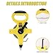 Measurement Tape, Engineer's Open Reel Dual Sided Measure Distance Measurement Tool Kit for Track and Field, Long Jump, Construction, Workshop, Projects, Crafts - Dual-Sided Measuring Reel