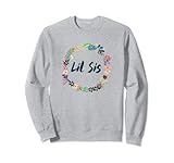 Photo Gallery lil sis flower little sister sorority corrispondenza floreale corona felpa Photo Gallery lil sis flower little sister sorority corrispondenza floreale corona felpa