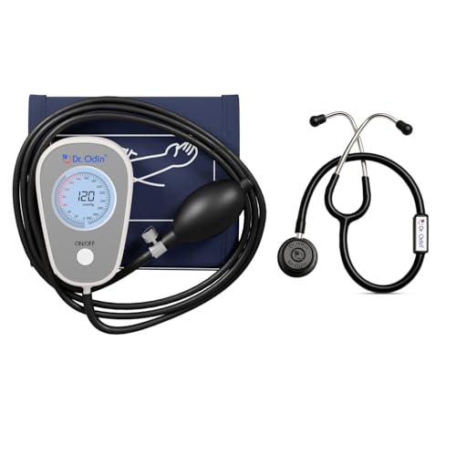 Dr. Odin OAS105 Digital Aneroid BP Monitor and OST005 Stethoscope Combo ...