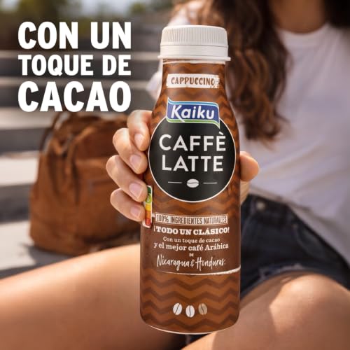 Miniatura 2 de Kaiku Caffè Latte Cappuccino 6 X 200 Ml, Café Frío Con Leche Y Cacao