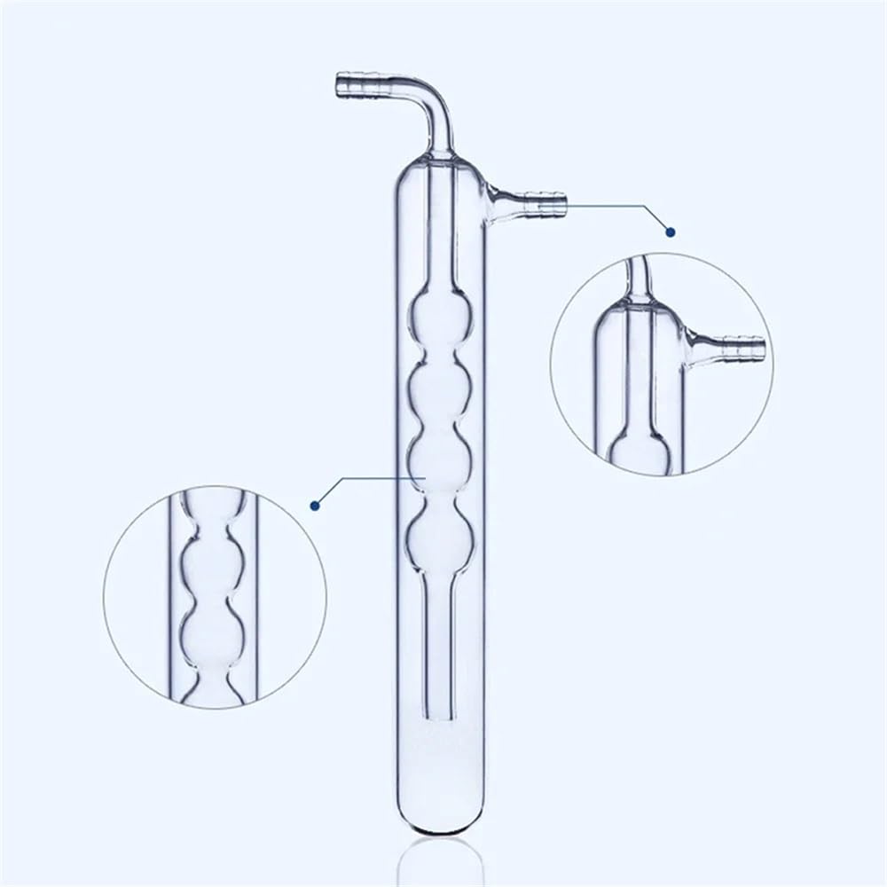 Sprzęt do przyrządów laboratoryjnych 15 x 100-50 x 350 mm szklany kulisty lub prosty zimny pułapka laboratoryjny eksperyment ze szkła (30 x 200 mm proste)