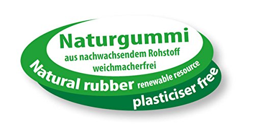 Wärmflasche aus Gummi 0,8 Liter in Weiß