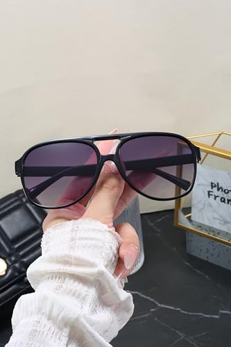 Image of 1 /9 /100-Pack Wholesale Retro Aviator Sunglasses - Bulk Resale Bundle Large Frame Classic 70s Style UV400 Protection