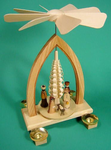 Christmas Nativity Pyramid Made in Germany