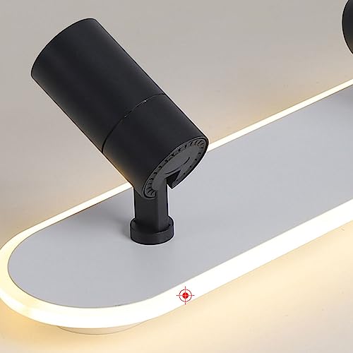 Spot rectangle de plafond en fer LED longue bande haut de gamme angle réglable