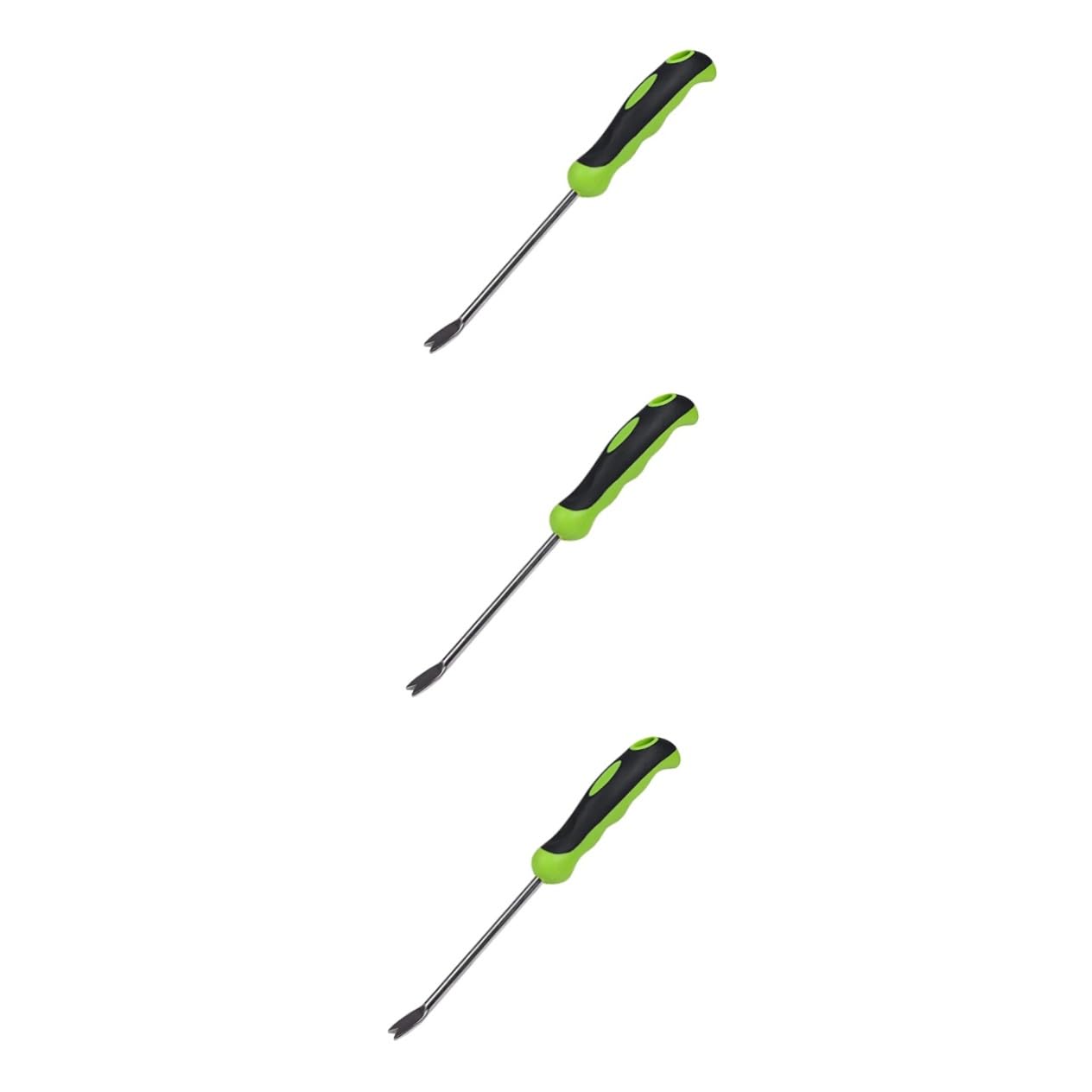 EXCEART 3pezzi Sarchiatore Manuale Ergonomico per Rimozione Erbacce Attrezzo Giardinaggio Multifunzionale per e Cortili Design Leggero e Facile da Usare Strumento Essenziale per