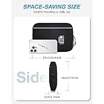 BAGSMART Large Electronics Travel Organizer Case, Tech Accessories Cord Storage Bag for Phone, Power Bank, SD Card, Cables, Black - Image 5