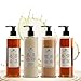 Produktbild Prija XL Set 4x 380 ml Flüssigseife, Haut & Haarshampoo, Bodylotion, Creme Bad