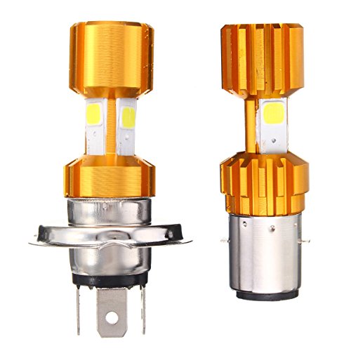 Alamor H4 Ba20D Led Cob Motocicletta Hi / lo