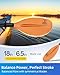 OCEANBROAD Adjustable Carbon Fiber Kayak Paddle 86in/220cm to 94in/240cm Kayaking Oar with Paddle Leash 1 Paddle, Orange