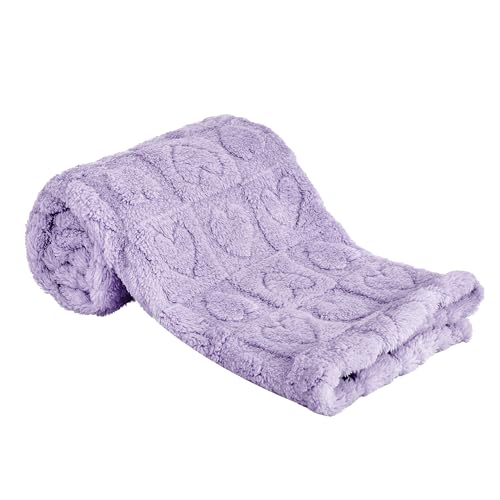 Image of Yurhap Heart Baby Blanket, Love Plush Fleece Baby Blankets for Girls Boys | Soft Sherpa Baby Girl Blanket for Infant Toddler Newborn Gift, Fluffy Baby Essentials, For Crib Stroller, 30 inchx40 inch