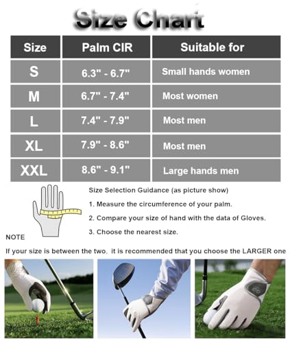 SUJAYU Touchscreen Anti-Slip Golf Glove